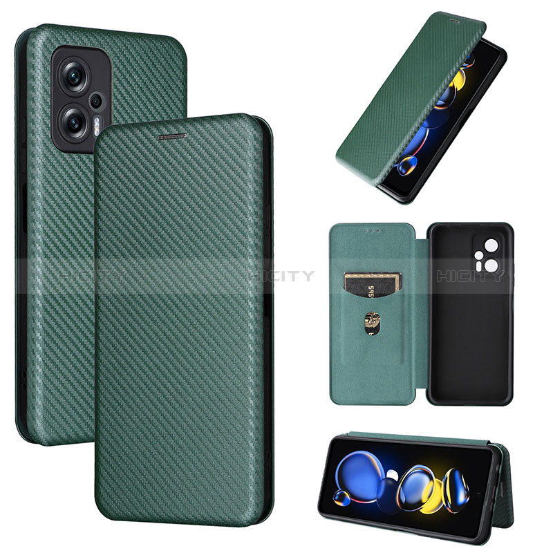 Handytasche Stand Schutzhülle Flip Leder Hülle L02Z für Xiaomi Poco X4 GT 5G groß