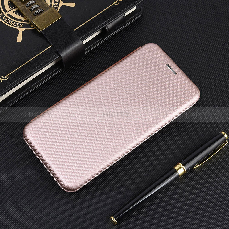 Handytasche Stand Schutzhülle Flip Leder Hülle L02Z für Xiaomi Redmi 9 Prime India Rosegold Plus