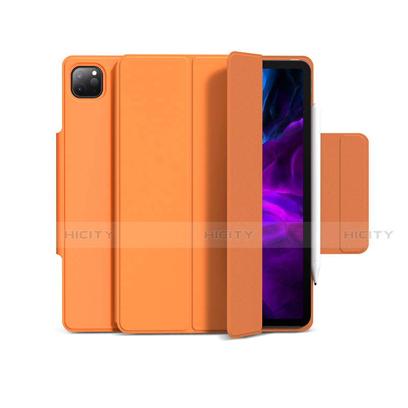 Handytasche Stand Schutzhülle Flip Leder Hülle L03 für Apple iPad Pro 11 (2022) Orange Plus