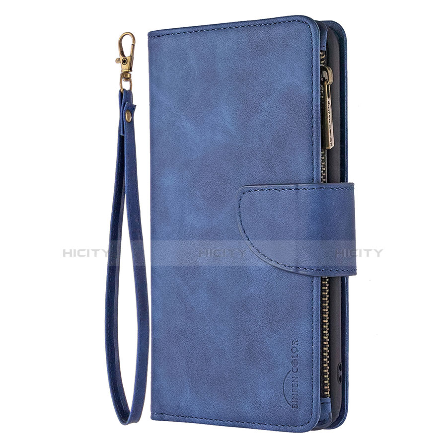 Handytasche Stand Schutzhülle Flip Leder Hülle L03 für Apple iPhone 13 Pro Blau