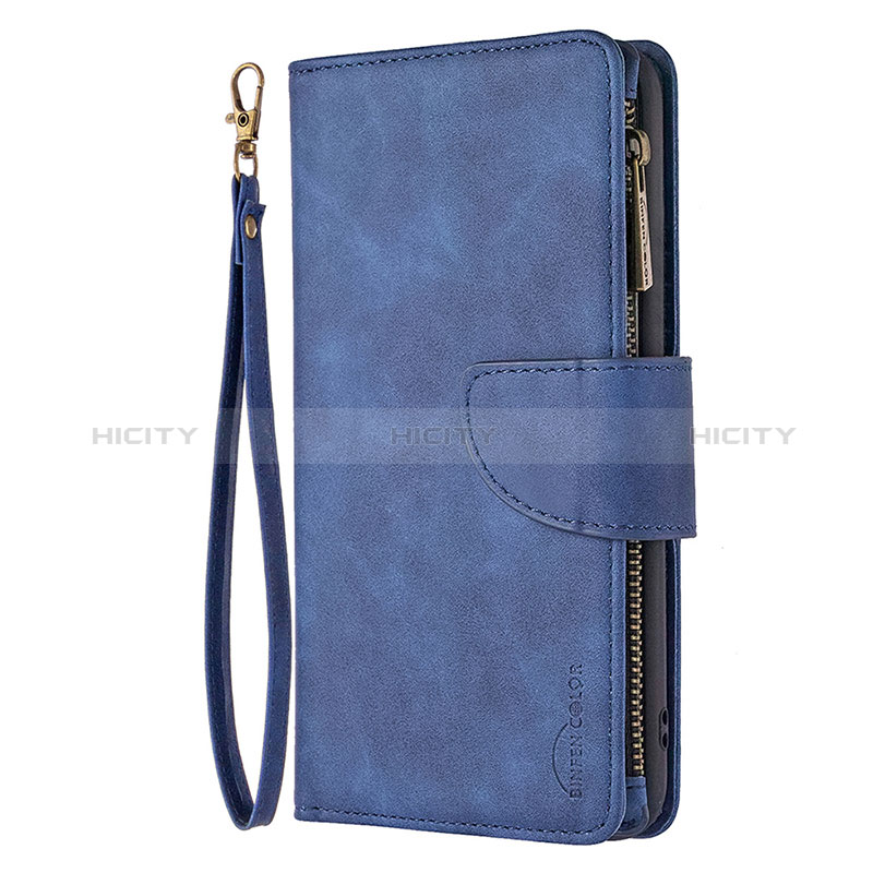 Handytasche Stand Schutzhülle Flip Leder Hülle L03 für Apple iPhone 14 Pro Blau