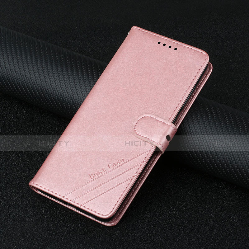 Handytasche Stand Schutzhülle Flip Leder Hülle L03 für Motorola Moto Edge 20 Pro 5G Rosegold