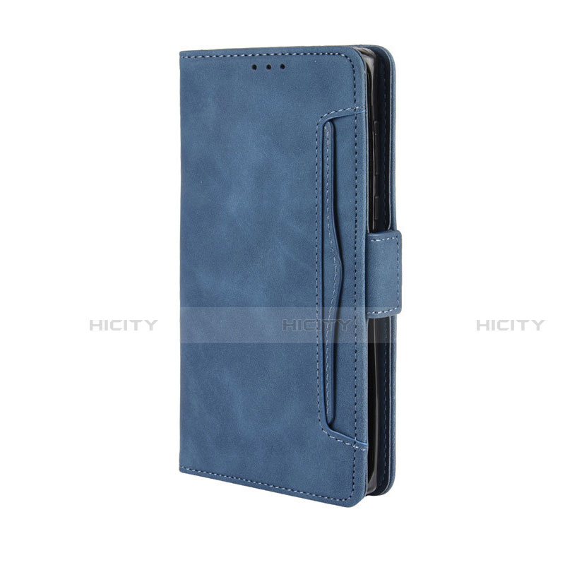 Handytasche Stand Schutzhülle Flip Leder Hülle L03 für Motorola Moto Edge Plus Blau