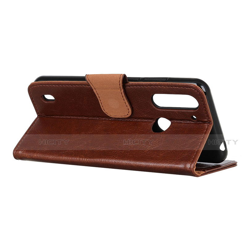 Handytasche Stand Schutzhülle Flip Leder Hülle L03 für Motorola Moto G8 Power Lite groß