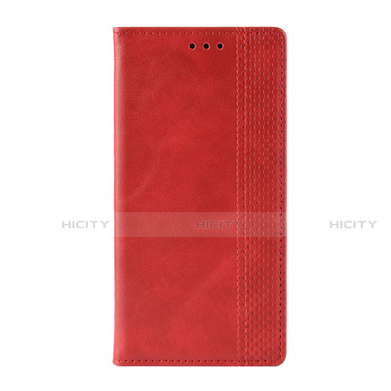 Handytasche Stand Schutzhülle Flip Leder Hülle L03 für Motorola Moto G9 Play Rot