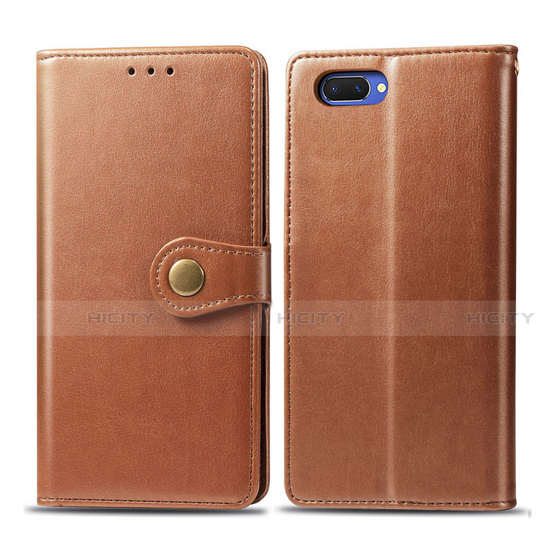 Handytasche Stand Schutzhülle Flip Leder Hülle L03 für Oppo A12e groß