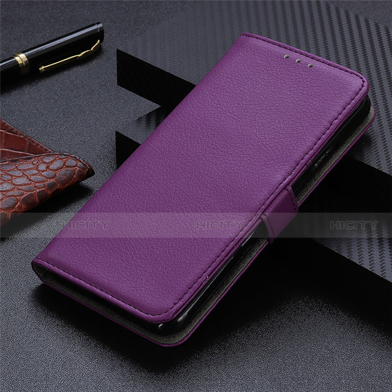 Handytasche Stand Schutzhülle Flip Leder Hülle L03 für Oppo A32 Violett Plus