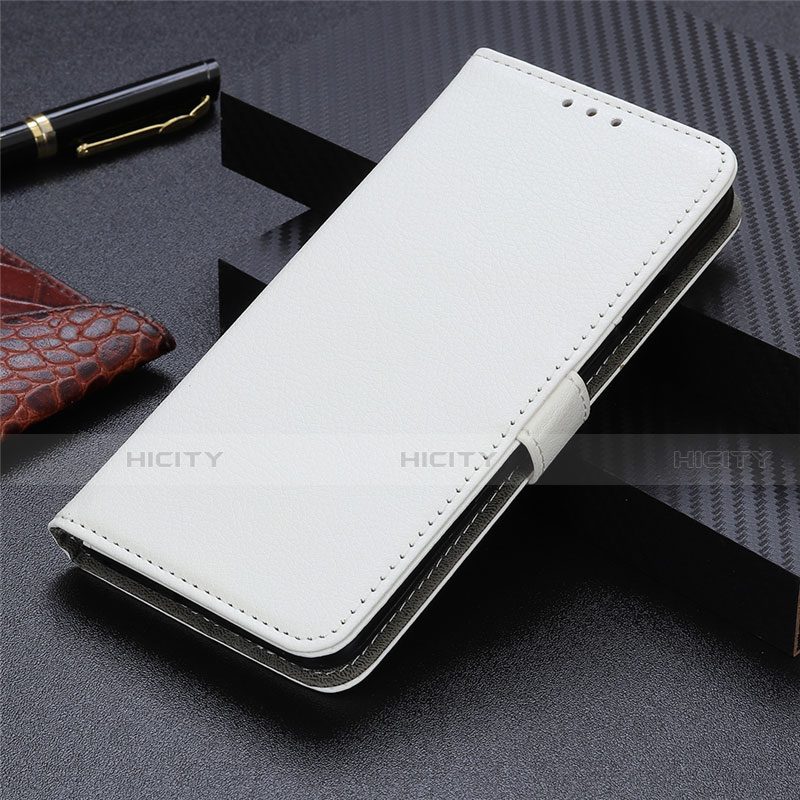 Handytasche Stand Schutzhülle Flip Leder Hülle L03 für Oppo A32 Weiß