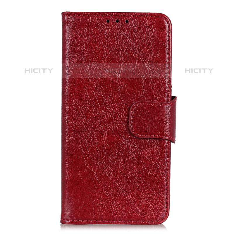 Handytasche Stand Schutzhülle Flip Leder Hülle L03 für Oppo A35 Rot Plus