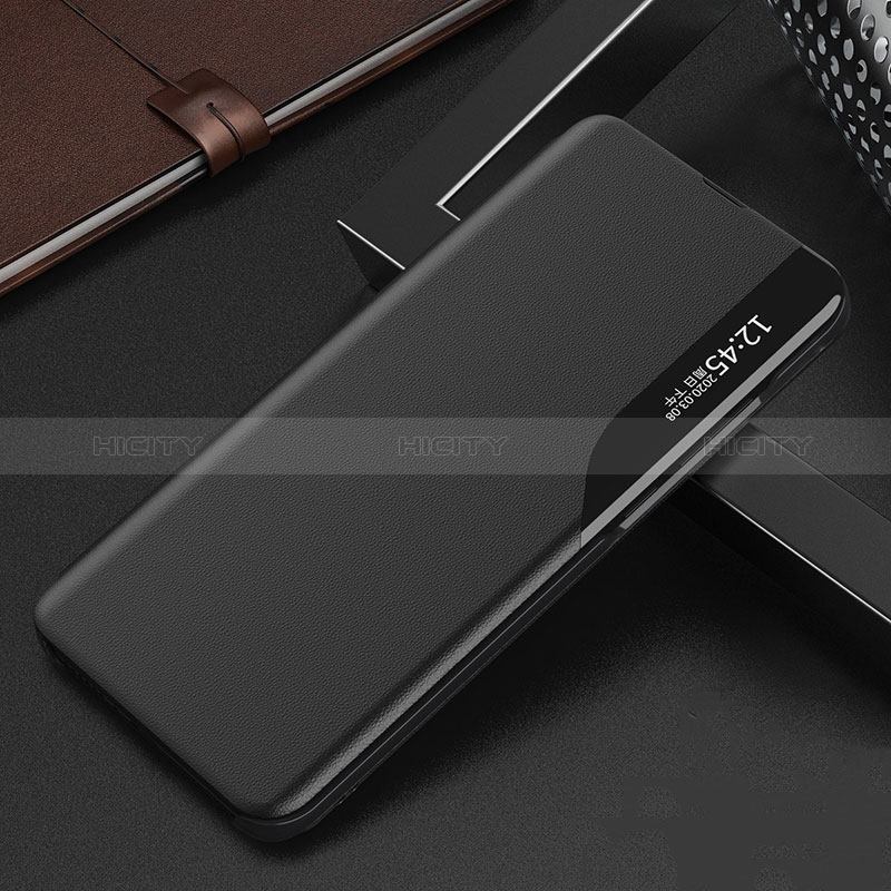 Handytasche Stand Schutzhülle Flip Leder Hülle L03 für Oppo Find X3 5G Schwarz