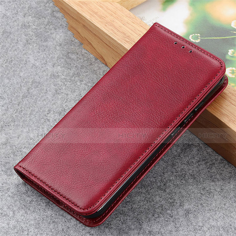 Handytasche Stand Schutzhülle Flip Leder Hülle L03 für Oppo Find X3 Neo 5G Rot