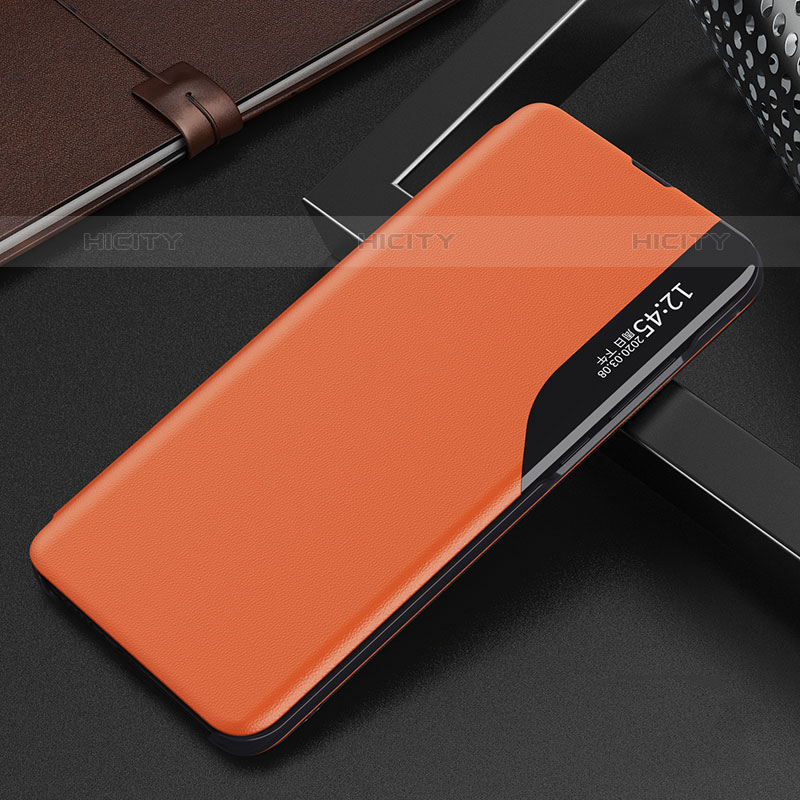 Handytasche Stand Schutzhülle Flip Leder Hülle L03 für Oppo Reno8 Pro+ Plus 5G Orange