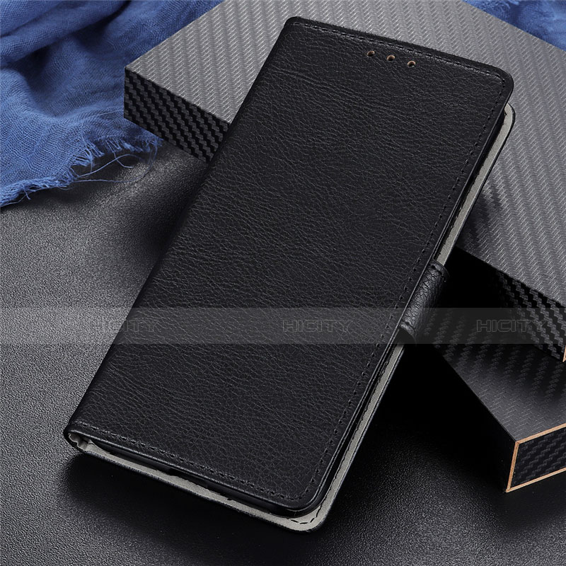 Handytasche Stand Schutzhülle Flip Leder Hülle L03 für Realme 5 Pro Schwarz