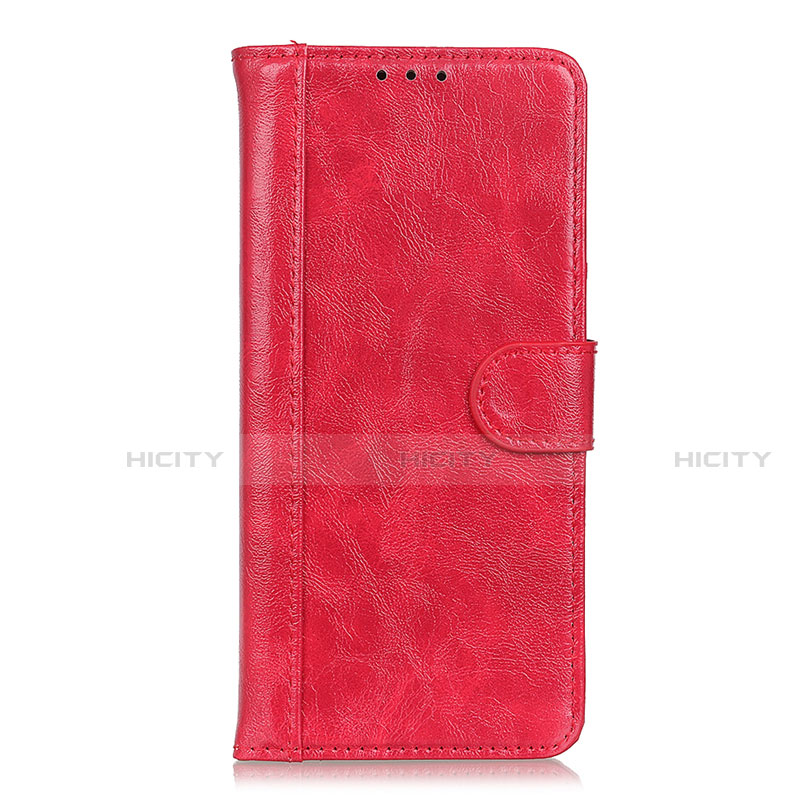 Handytasche Stand Schutzhülle Flip Leder Hülle L03 für Realme 7 Rot Plus