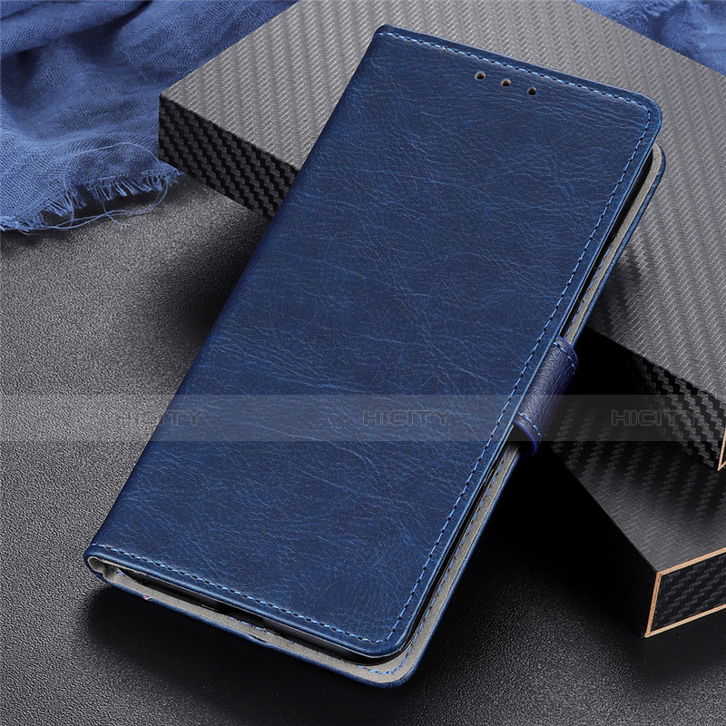 Handytasche Stand Schutzhülle Flip Leder Hülle L03 für Realme Q Blau