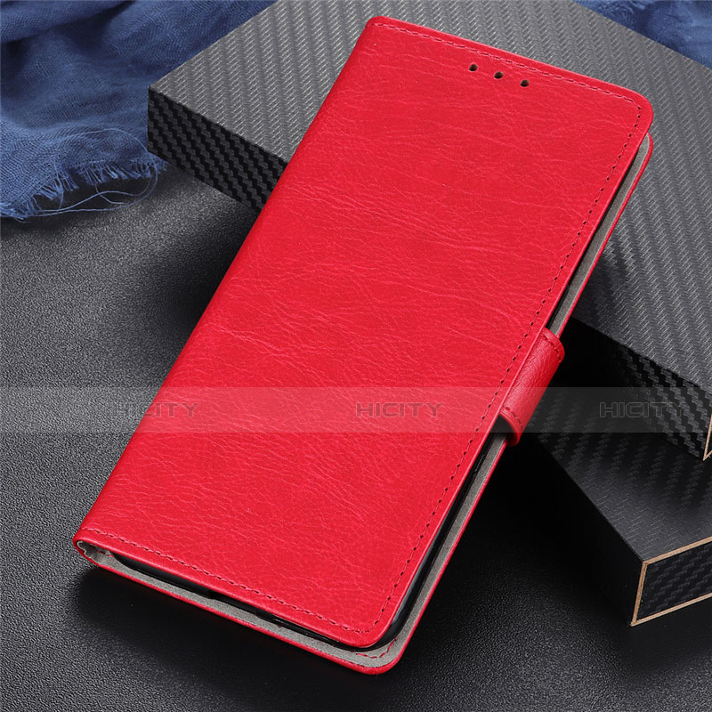 Handytasche Stand Schutzhülle Flip Leder Hülle L03 für Realme Q Rot Plus