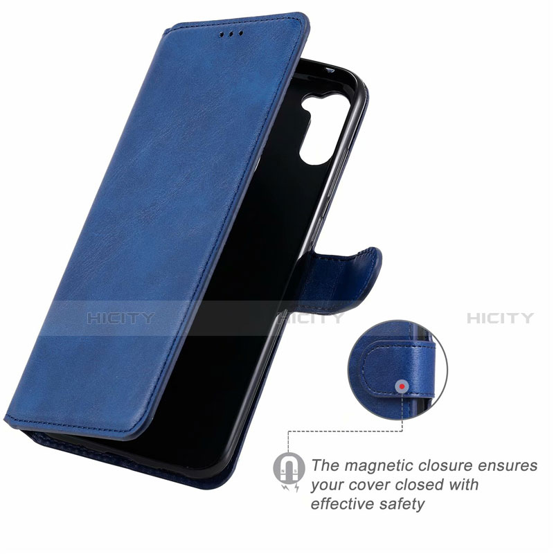 Handytasche Stand Schutzhülle Flip Leder Hülle L03 für Samsung Galaxy A11 groß