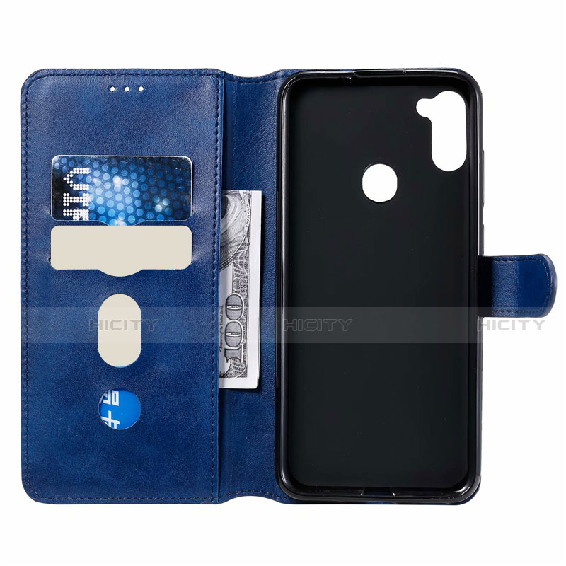 Handytasche Stand Schutzhülle Flip Leder Hülle L03 für Samsung Galaxy A11 groß