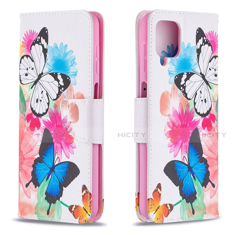 Handytasche Stand Schutzhülle Flip Leder Hülle L03 für Samsung Galaxy A12