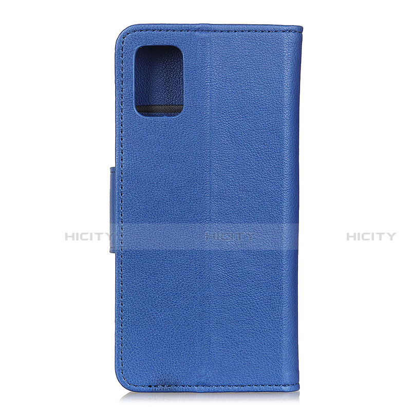 Handytasche Stand Schutzhülle Flip Leder Hülle L03 für Samsung Galaxy A41 Blau