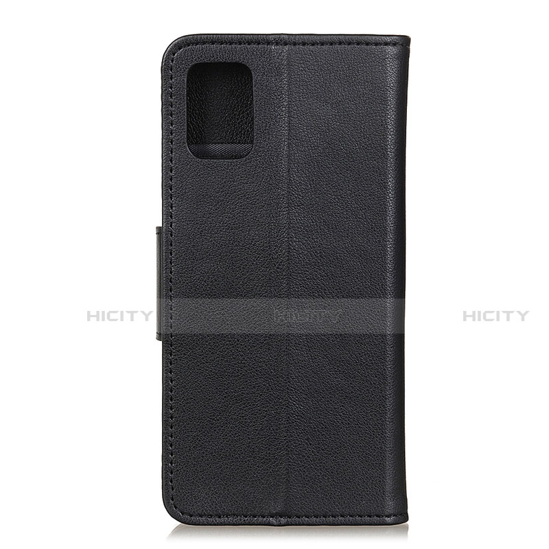 Handytasche Stand Schutzhülle Flip Leder Hülle L03 für Samsung Galaxy A41 Schwarz