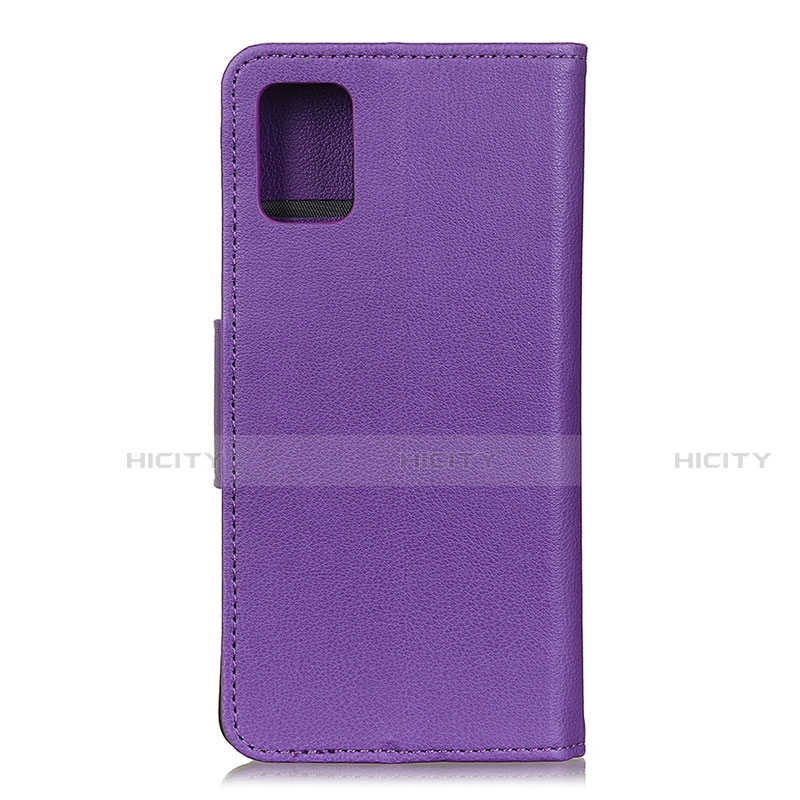 Handytasche Stand Schutzhülle Flip Leder Hülle L03 für Samsung Galaxy A41 Violett