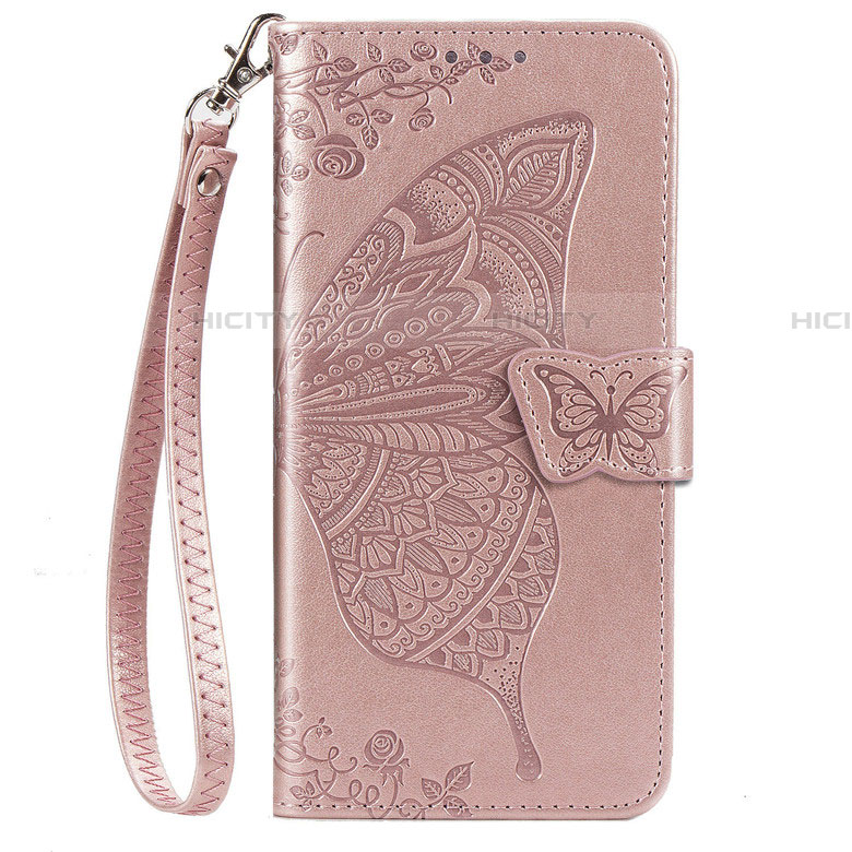 Handytasche Stand Schutzhülle Flip Leder Hülle L03 für Samsung Galaxy A51 5G Rosegold Plus