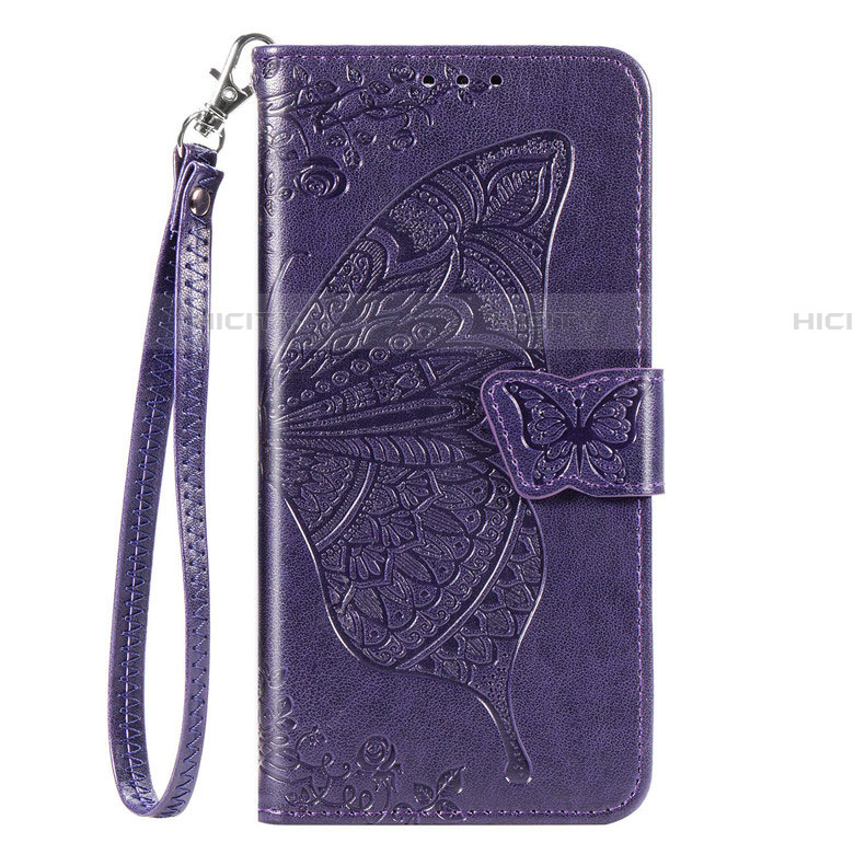 Handytasche Stand Schutzhülle Flip Leder Hülle L03 für Samsung Galaxy A51 5G Violett Plus