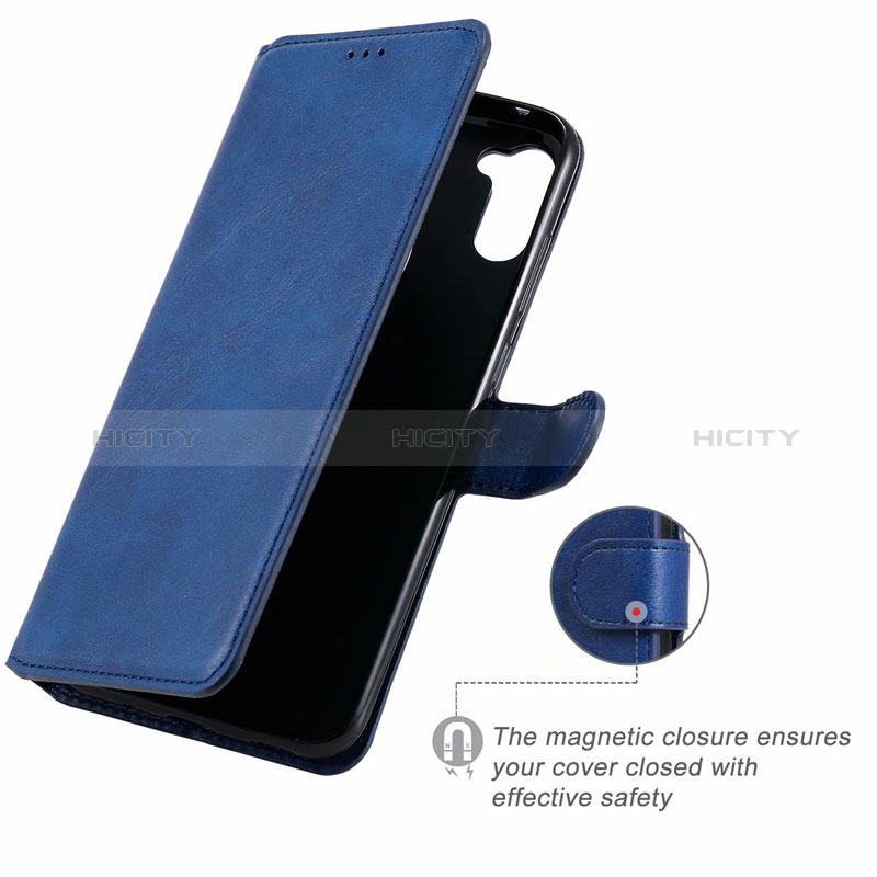 Handytasche Stand Schutzhülle Flip Leder Hülle L03 für Samsung Galaxy M11 groß