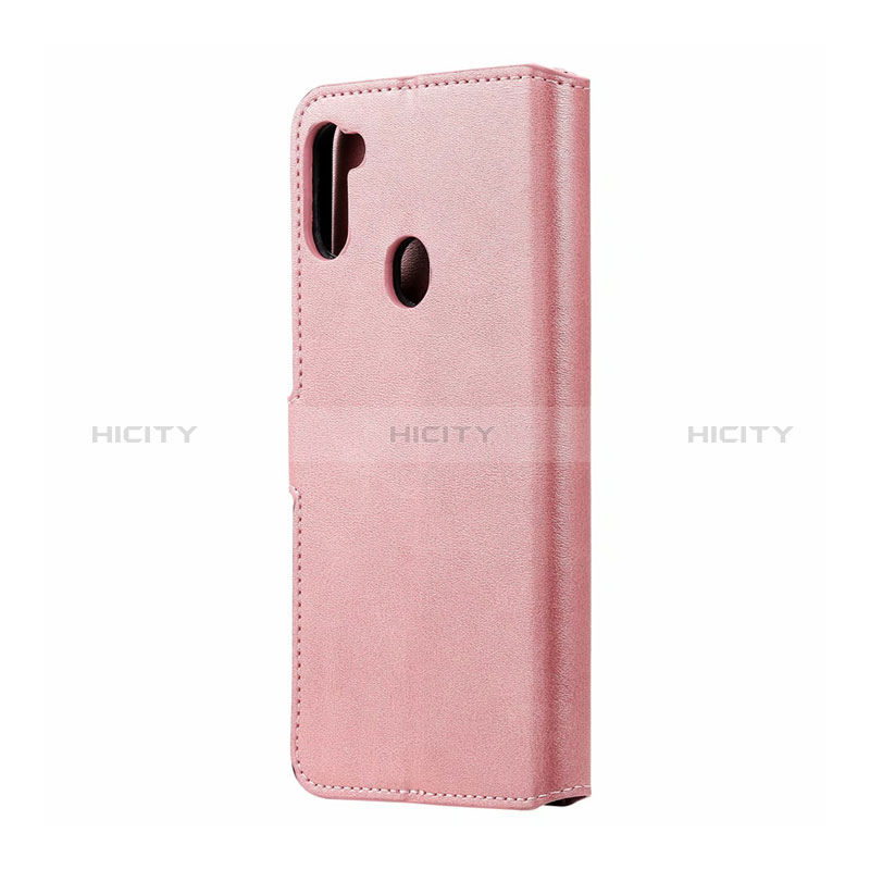 Handytasche Stand Schutzhülle Flip Leder Hülle L03 für Samsung Galaxy M11 groß