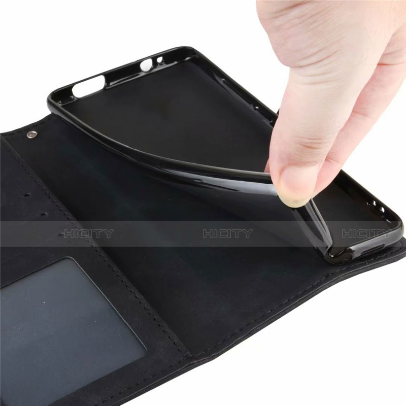 Handytasche Stand Schutzhülle Flip Leder Hülle L03 für Samsung Galaxy M21 groß