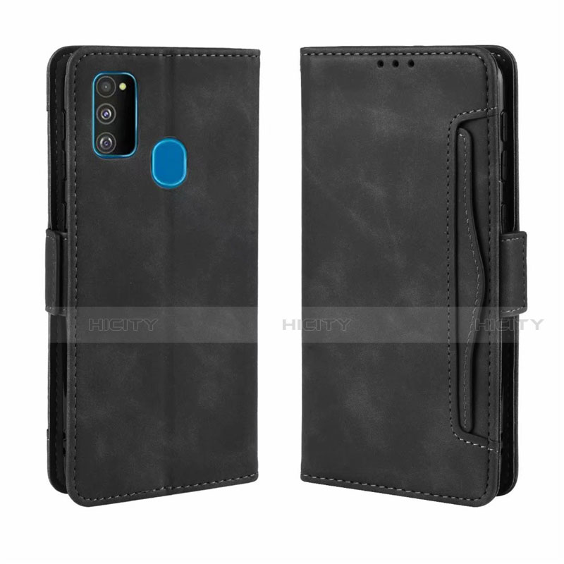 Handytasche Stand Schutzhülle Flip Leder Hülle L03 für Samsung Galaxy M21 groß