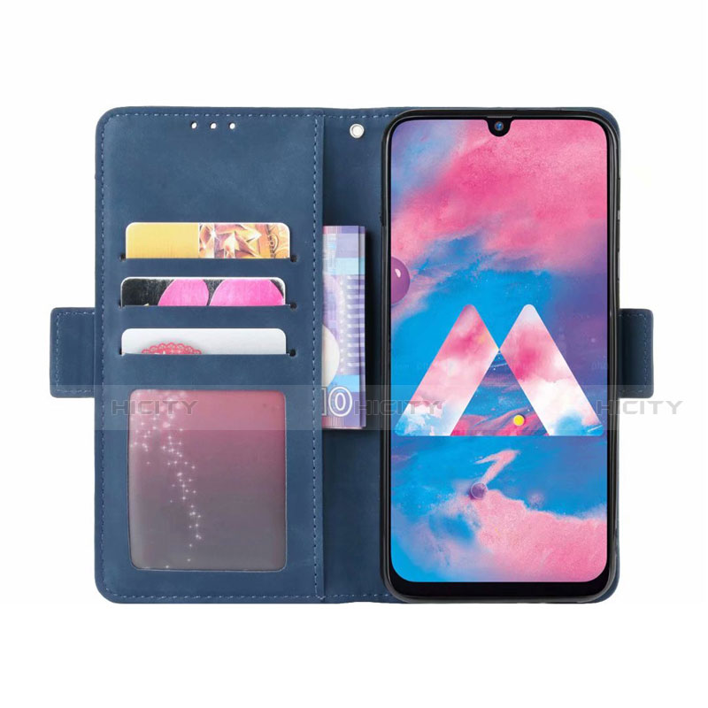 Handytasche Stand Schutzhülle Flip Leder Hülle L03 für Samsung Galaxy M21 groß