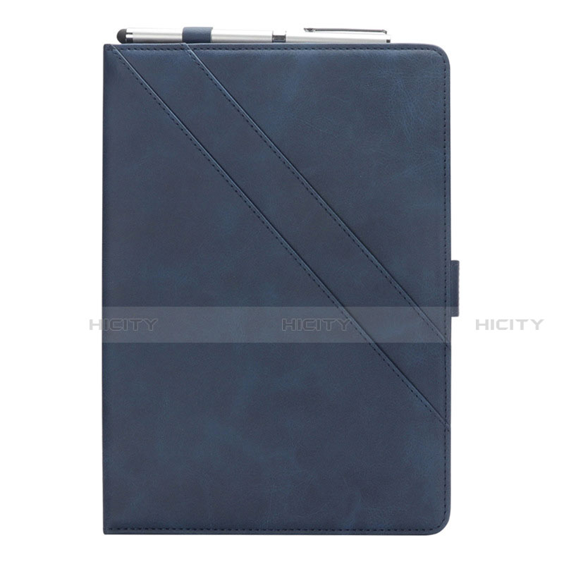 Handytasche Stand Schutzhülle Flip Leder Hülle L03 für Samsung Galaxy Tab S5e 4G 10.5 SM-T725 Blau