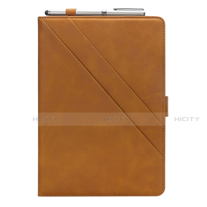 Handytasche Stand Schutzhülle Flip Leder Hülle L03 für Samsung Galaxy Tab S5e 4G 10.5 SM-T725 Orange