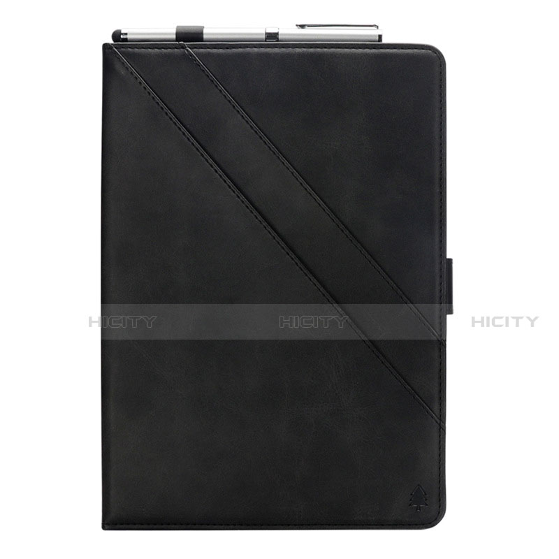 Handytasche Stand Schutzhülle Flip Leder Hülle L03 für Samsung Galaxy Tab S5e 4G 10.5 SM-T725 Schwarz