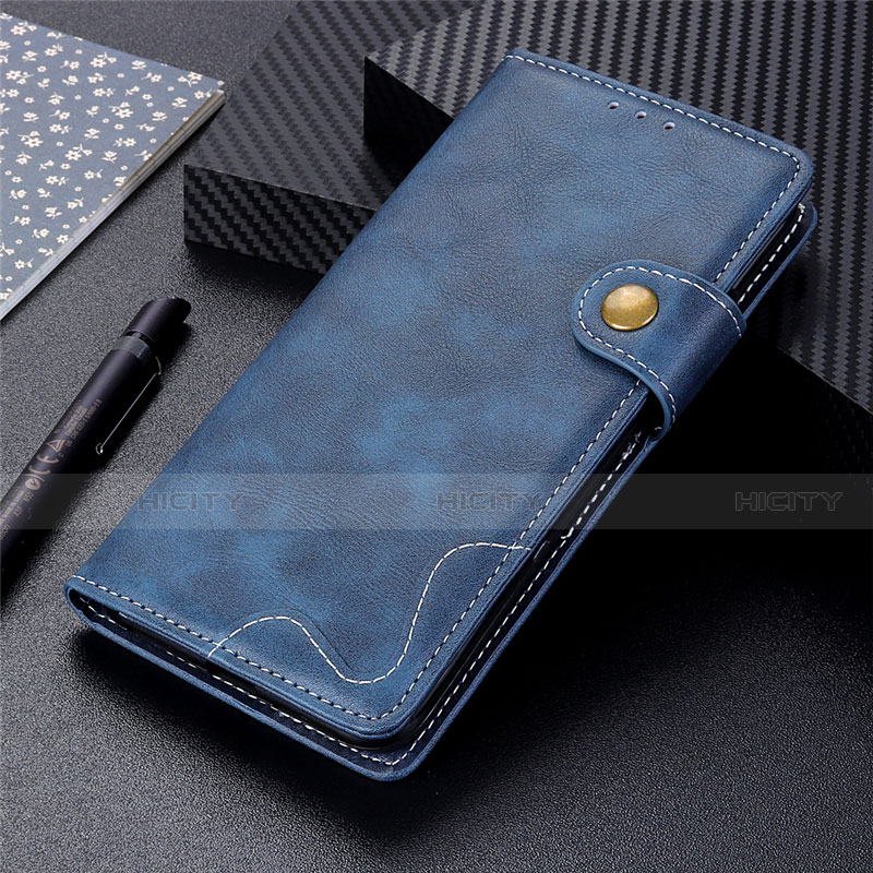 Handytasche Stand Schutzhülle Flip Leder Hülle L03 für Sharp AQUOS Sense4 Plus Blau Plus