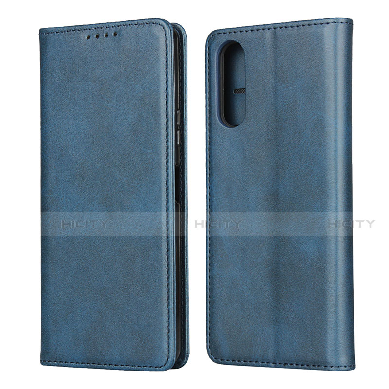 Handytasche Stand Schutzhülle Flip Leder Hülle L03 für Sony Xperia 10 II Blau