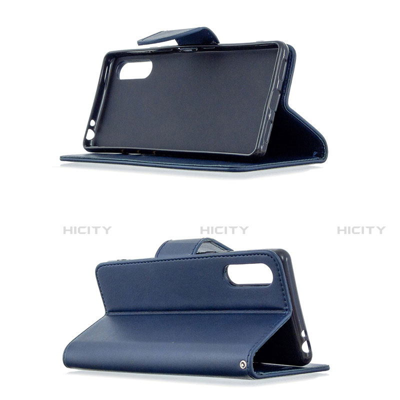 Handytasche Stand Schutzhülle Flip Leder Hülle L03 für Sony Xperia L4