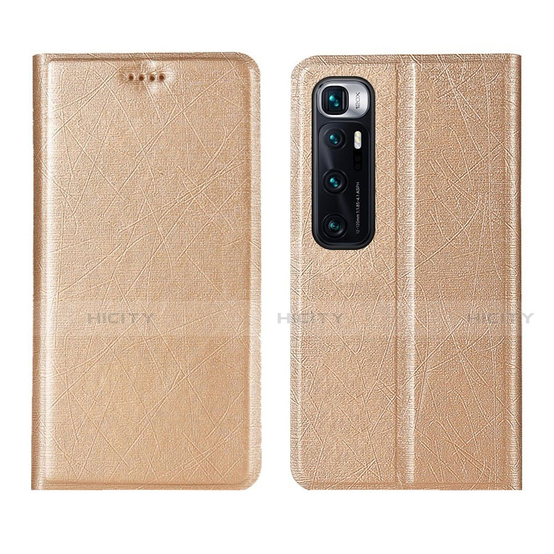 Handytasche Stand Schutzhülle Flip Leder Hülle L03 für Xiaomi Mi 10 Ultra Gold