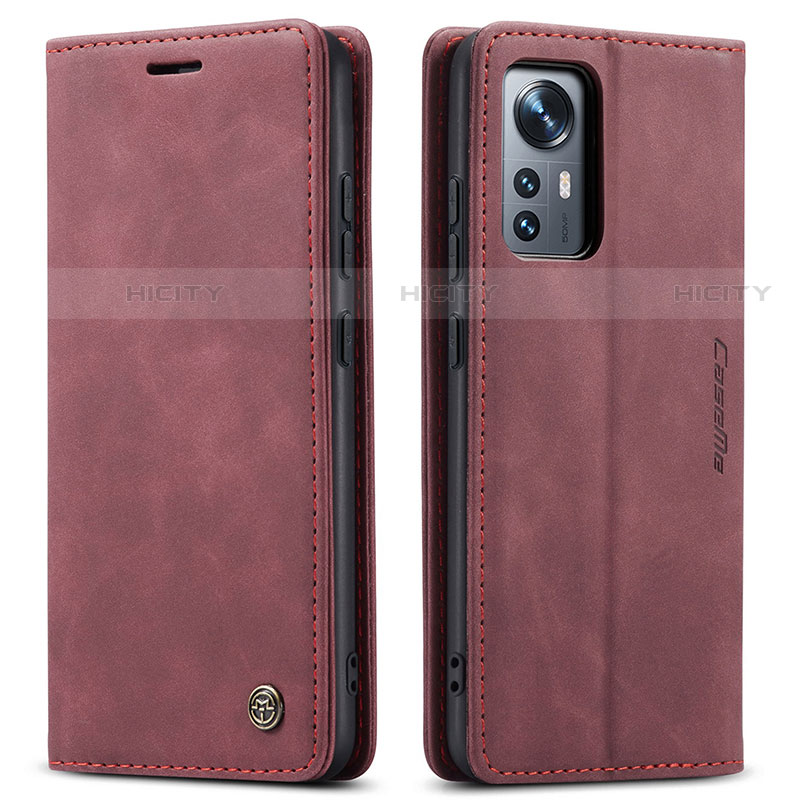 Handytasche Stand Schutzhülle Flip Leder Hülle L03 für Xiaomi Mi 12S 5G Fuchsie Plus