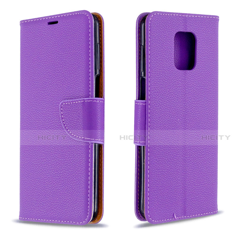 Handytasche Stand Schutzhülle Flip Leder Hülle L03 für Xiaomi Poco M2 Pro Violett