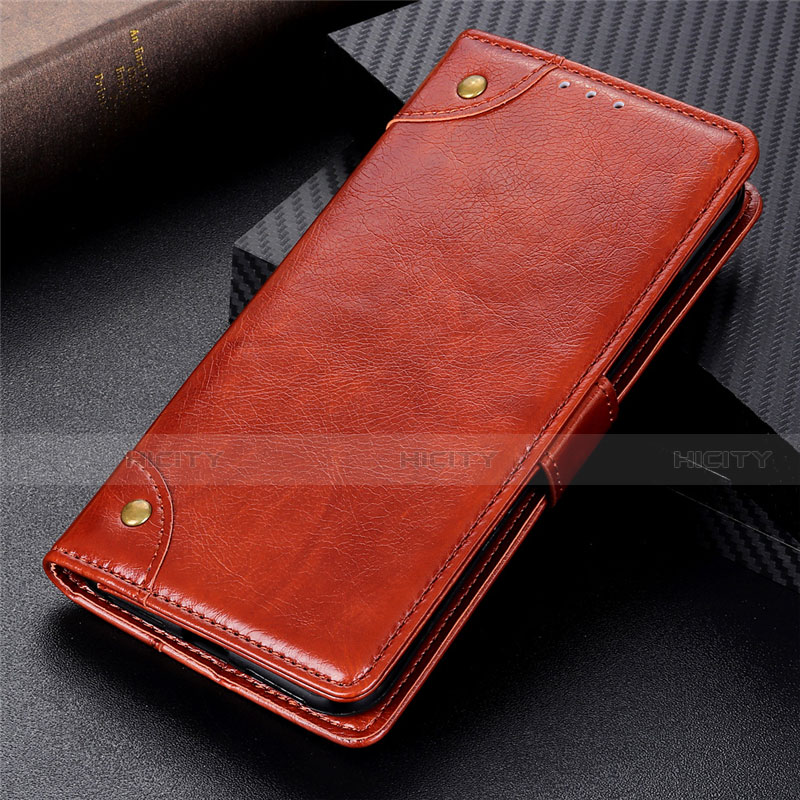 Handytasche Stand Schutzhülle Flip Leder Hülle L03 für Xiaomi Poco X3 NFC Hellbraun