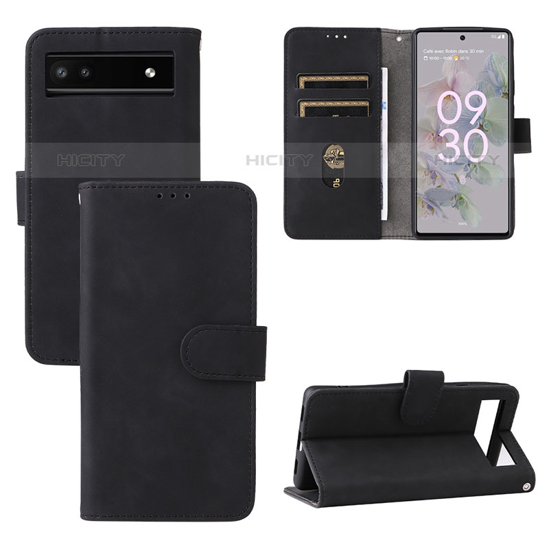 Handytasche Stand Schutzhülle Flip Leder Hülle L03Z für Google Pixel 6a 5G groß