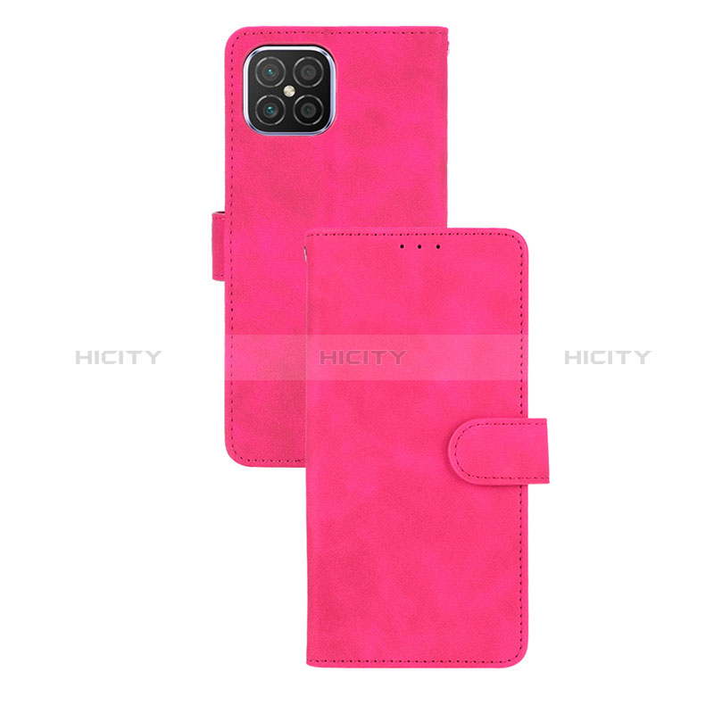 Handytasche Stand Schutzhülle Flip Leder Hülle L03Z für Huawei Nova 8 SE 4G Pink