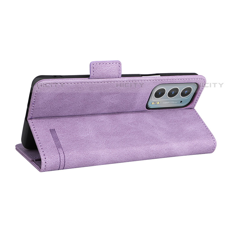 Handytasche Stand Schutzhülle Flip Leder Hülle L03Z für Motorola Moto Edge 20 5G groß