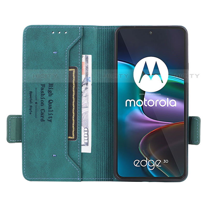 Handytasche Stand Schutzhülle Flip Leder Hülle L03Z für Motorola Moto Edge 30 5G