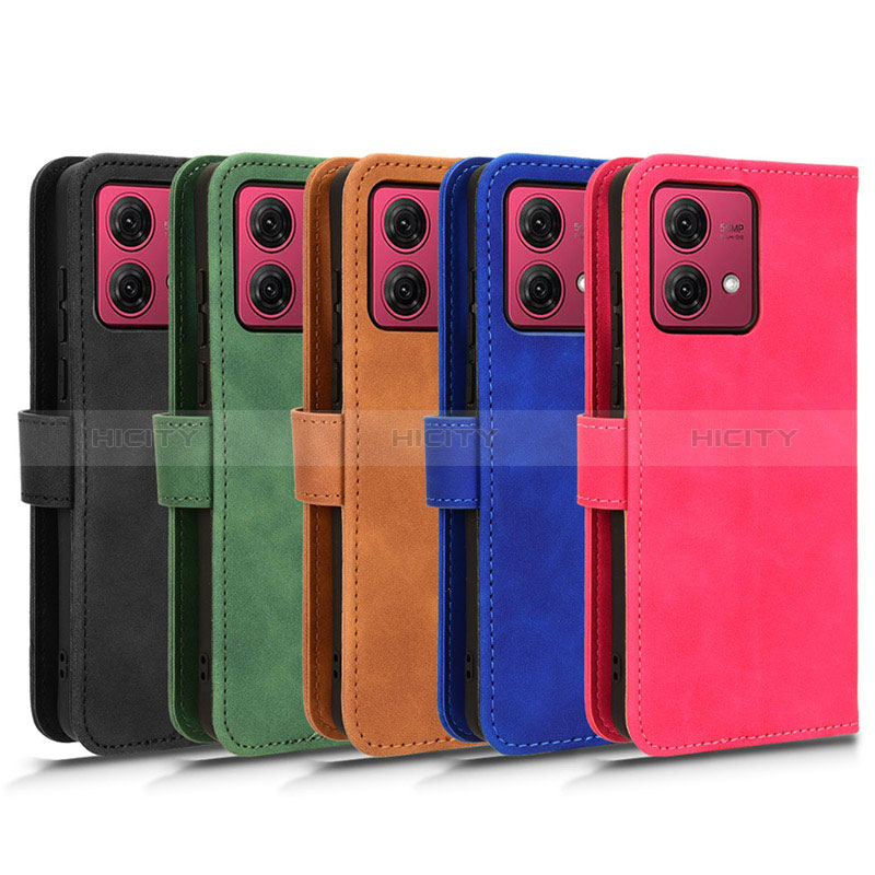 Handytasche Stand Schutzhülle Flip Leder Hülle L03Z für Motorola Moto G84 5G groß