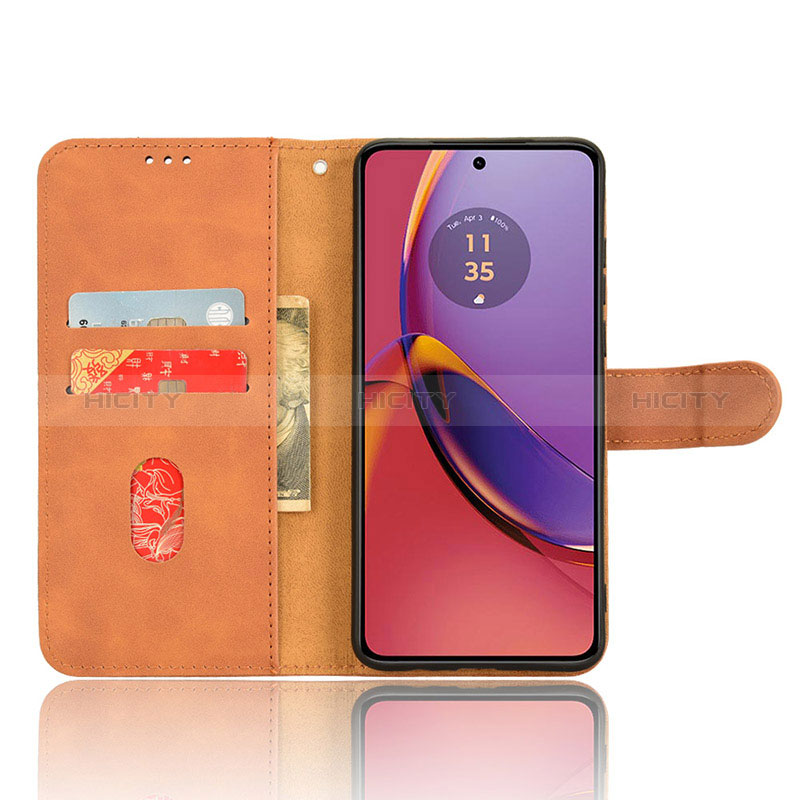 Handytasche Stand Schutzhülle Flip Leder Hülle L03Z für Motorola Moto G84 5G groß