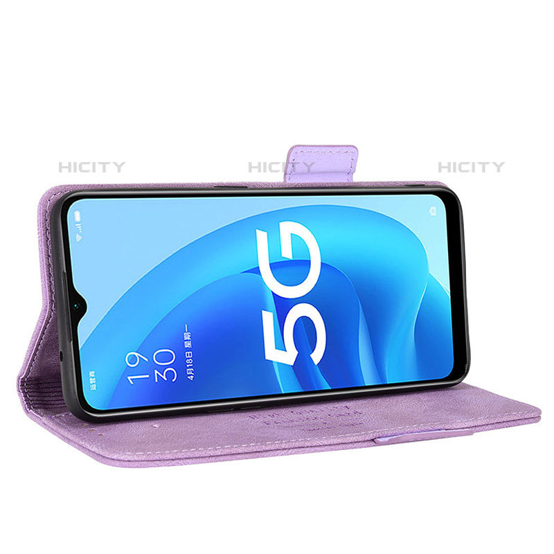 Handytasche Stand Schutzhülle Flip Leder Hülle L03Z für Oppo A55S 5G groß